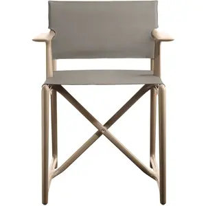 Magis - Fauteuil pliant Stanley - Gris - Polypropylène chargé avec fibre de verre - Designer Philippe Starck pas cher