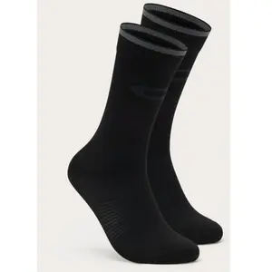 Oakley - Cadence Socks 2.0 - Chaussettes vélo Pitch Black - M pas cher