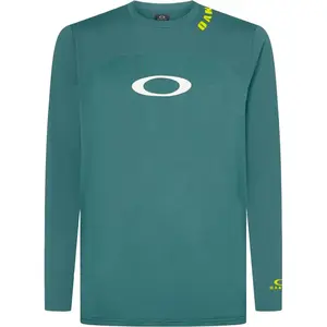 Maillot Oakley Free Ride RC manches longues bleu foncé blanc - L pas cher
