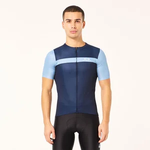 Maillot manches courtes oakley icon classic bleu pas cher