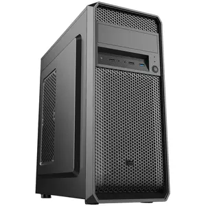 Boitier moyen tour atx itek compatible prime dark + alimentation 500w