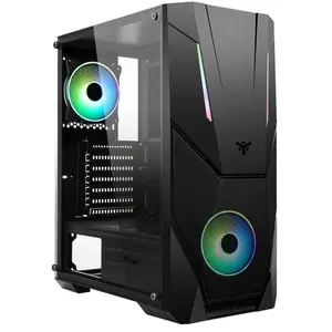 ITek Boîtier Moyen Tour ATX Spacirc VO RGB avec Panneau Vitré, Noir pas cher