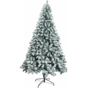 Galileo Casa Arbre de Noël enneigé 1300 branches H. 240 cm, New Sestriere Santa's House
