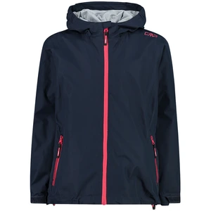 Veste imperméable à capuche fille CMP 39X7985-N950 Bleu 5 ans pas cher