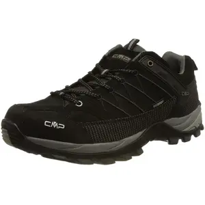 CMP Rigel Low Trekking Shoes WP Homme Chaussures de randonnée, Noir Gris, 46 EU