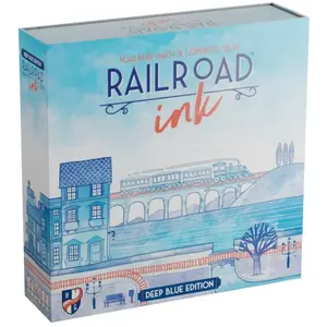 Asmodee Jeu de société Railroad Ink Deep Blue  - Horrible Guild Jeu de... pas cher
