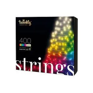 Comparateur de prix : Twinkly Lumières De Noël Tws400spp-beu String 400 Led Rgb 3.2 M