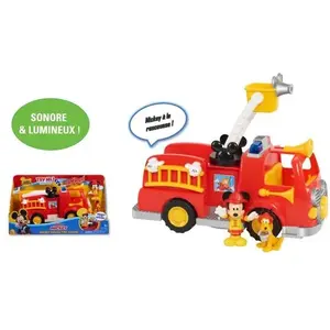 Mickey - Camion de Pompier avec fonctions sonores et lumineuses