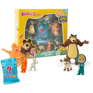 Masha Et Michka - Coffret 7 Figurines pas cher