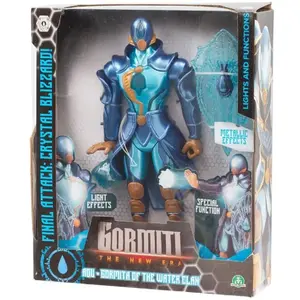 Comparateur de prix : Giochi Preziosi Figurine articulée - GORMITI - Gormiti avec attaque lumineuse Eau - Aqu - 27 cm - a partir de 4 ans - GRV071