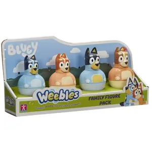 Comparateur de prix : Giochi Preziosi Jouets à bascule Weebles Bluey Coffret 4 personnages Modèle aléatoire