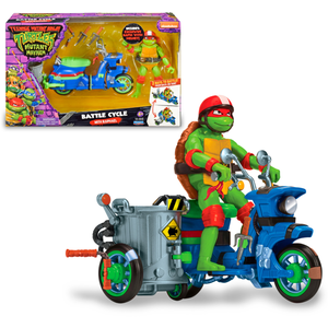 Comparateur de prix : Turtles Les Tortues Ninja, Véhicule avec Figurine exclusive de 12 cm, avec fonction combat, Raphael, Jouet pour enfants dès 4 ans