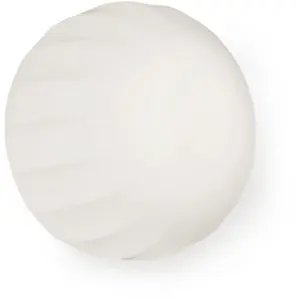 LUCEPLAN lampe murale applique LITA Ø 14 cm D92P14 (Ø 14 cm - Verre soufflé et aluminium)Vendu parmyareadesign