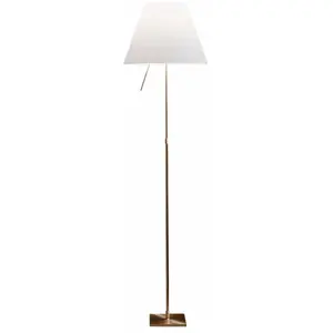 LUCEPLAN lampadaire COSTANZA BRASS D13t (Blanc - Laiton et polycarbona...Vendu parmyareadesign