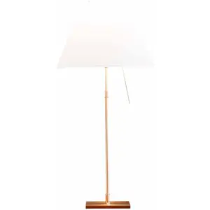 LUCEPLAN lampe de table COSTANZA BRASS D13 (Blanc - Laiton et polycarbonate)Vendu parmyareadesign