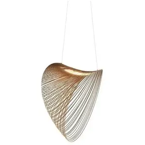 Comparateur de prix : Luceplan ILLAN-Suspension LED Bois Ø100cm