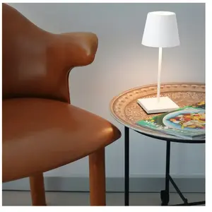 Comparateur de prix : Zafferano Lampe de table led rechargeable et dimmable Poldina Pro Mini Blanche