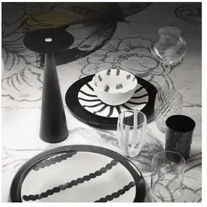 Zafferano Lampe de table LED Dama Nera avec entrée USB et fonction powerbank pas cher