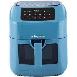 Tognana Iridea, Friteuse à air 9,2 L, Plastique-Acier Inoxydable, Bleu... pas cher