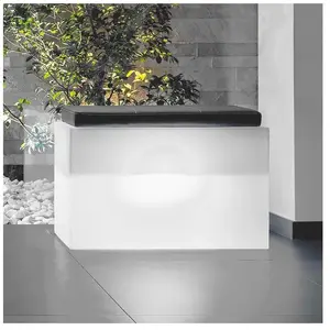 Coffre de rangement en résine Roomy - Made in Italy - Blanc - 80x35 cm...Vendu parcdiscount
