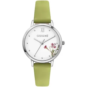 Comparateur de prix : Montre Femme OUI&ME en Cuir Vert - 241355