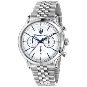 Comparateur de prix : Maserati Montre Homme Maserati Epoca - R8873618034 Bracelet Acier Argent