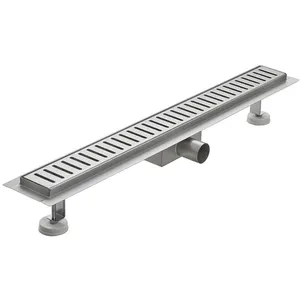 IDRALITE Caniveau de douche à l'italienne à carreler en acier inox mod...Vendu paramazon