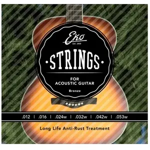 Comparateur de prix : Eko ACB1253M - Cordes Guitare Acoustique Bronze MEDIUM 12-53