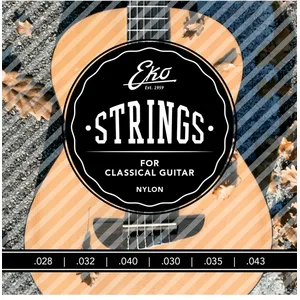 Comparateur de prix : Eko CL2843M - Cordes Guitare Classique MEDIUM 28-43