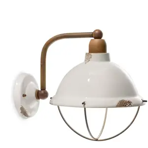 Comparateur de prix : Ferroluce C1681-Applique murale Céramique H25cm