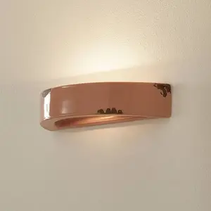 Ferroluce Applique vintage C603, vieux rose pas cher