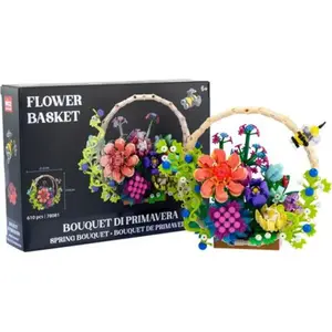 Panier Avec Des Fleurs A Constuire pas cher