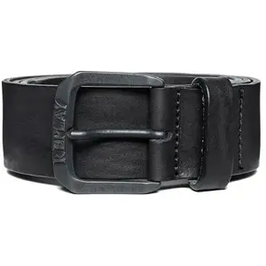 Ceinture boucle logo replay par Replay Noir 95 Accessoires