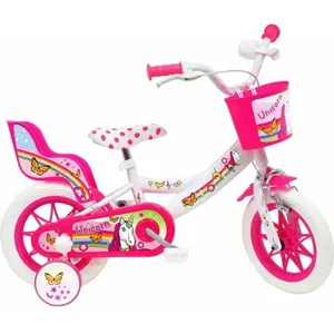 Vélo Fille Unicorn 12" - UNICORN - Blanc - Fille pas cher
