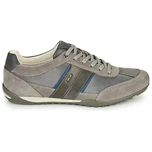 Baskets Geox Wells Suede+Textile Gris 39 U52T5C_02211_C9002 pas cher