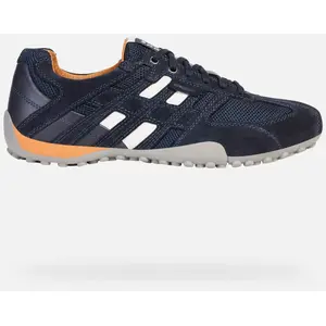 Geox Baskets Basses Geox U Snake K - Bleu - 39 pas cher