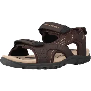 Comparateur de prix : Geox Homme Uomo Sandal Strada D Sandales, Brown/Sand, 42 EU