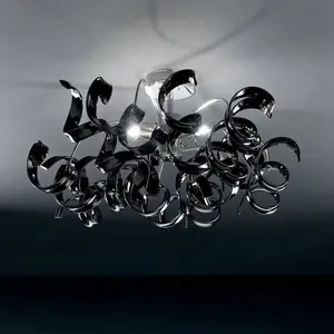 Metallux Plafonnier moderne ASTRO, 3 lampes, noirVendu parluminaire