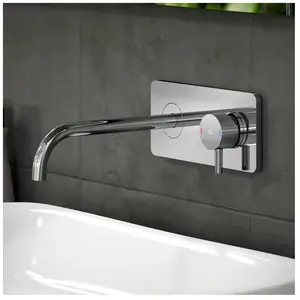 Teorema JABIL Robinet mural de lavabo, longueur : 220 mm, pour corps e... pas cher