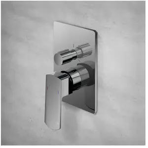 Teorema EDGE Robinetterie de baignoire / douche pour 2 ou 3 sorties, pour corps encastré, 8EC06CR,