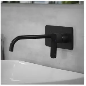 Teorema EDGE Bec mural pour robinetterie de lavabo : 220 mm, pour corps encastré, 8EC15BB, pas cher