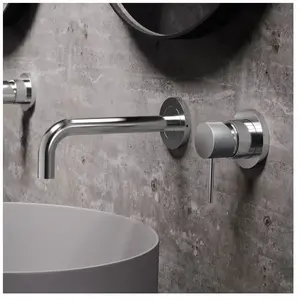 Teorema LAB Robinet de lavabo mural, avec structure en losange élégant... pas cher