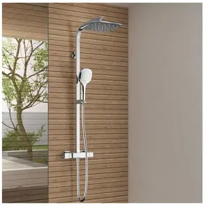 Teorema Tetra Colonne de douche avec mitigeur thermostatique, SD268CR, pas cher