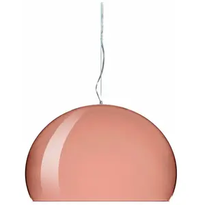 Comparateur de prix : Kartell - Suspension FL/Y - Violet - PMMA recyclé - Designer Ferruccio Laviani