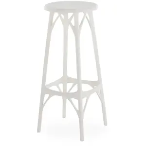 Tabouret de bar A.I. Light - Hauteur 75 cm - blanc Kartell