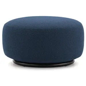 KARTELL pouf K-WAITING (Blue - Tissu bouclé et acier peint) pas cher