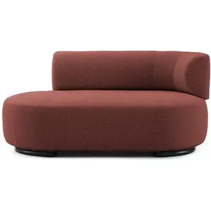 KARTELL canapé dormeuse K-WAITING PAOLINA DX (Brick red - Tissu bouclé... pas cher