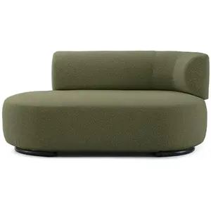 KARTELL canapé dormeuse K-WAITING PAOLINA DX (Green - Tissu bouclé et ...