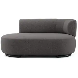 KARTELL canapé dormeuse K-WAITING PAOLINA DX (Grey - Tissu bouclé et a...