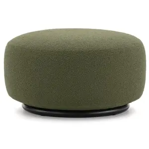 KARTELL pouf K-WAITING (Green - Tissu bouclé et acier peint) pas cher